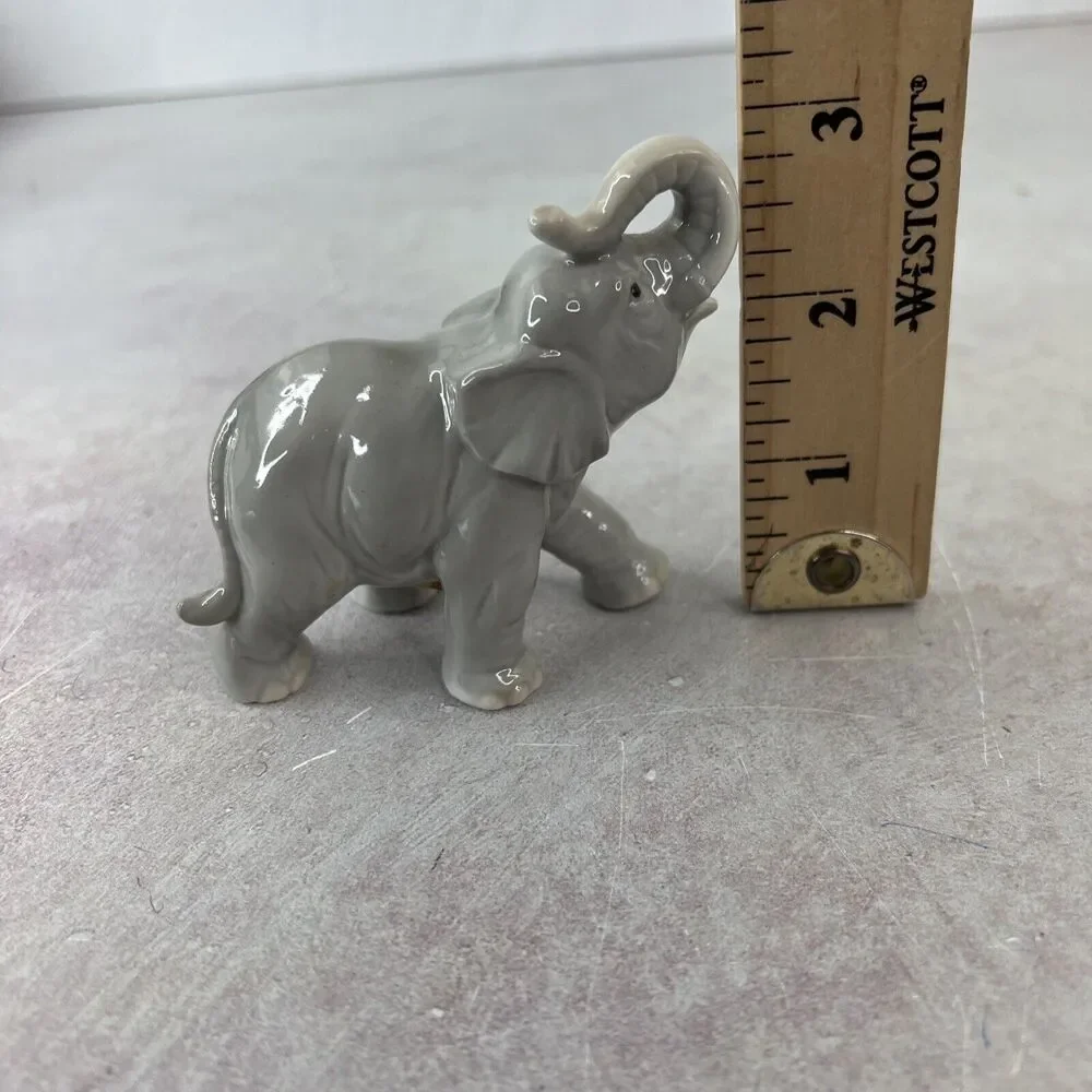 Vintage George Good‎ Miniature Porcelain Elephant Figurine